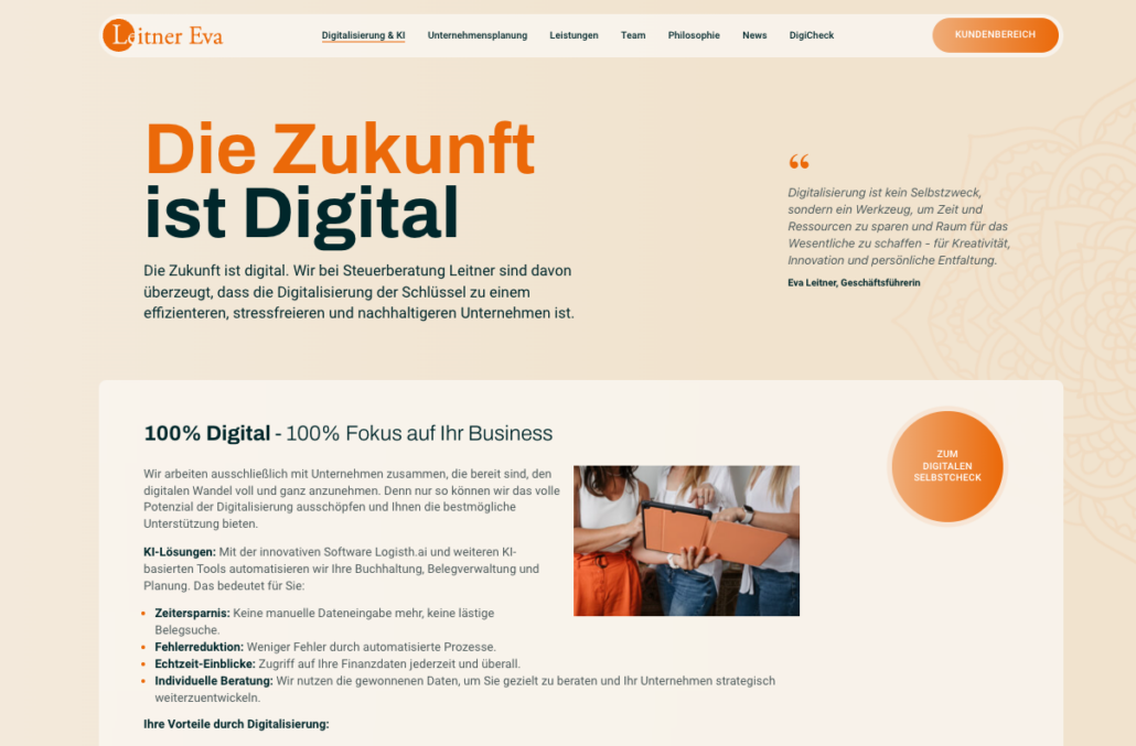 Website und KI-Digicheck